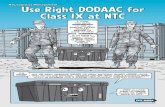 NTC/Logistics Management Use Right DODAAC for Class IX at NTC · PS 768 57 Use Right DODAAC for Class IX at NTC NTC/Logistics Management… Any US Army Reserve (USAR) or Army National