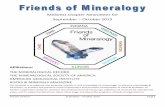 Friends I of Mineralogy - fommidwest.org · Vice President Field Trips - Reggie Rose, 4287 Parkmead Dr. Grove City, Ohio 43123 (614)875-2675 captaino@core.com Secretary – Vacant