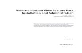 VMware Horizon View Feature Pack Installation and ... · Installation and Administration Horizon View 5.3 ... MMR, the multimedia stream is processed, that is, decoded, on the client