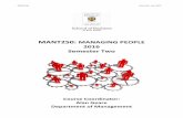 MANT250: Managing People - University of Otago · MANT250: Managing People Semester Two: 2016 ... The “Big Five” group of personality traits include extroversion, agreeableness,