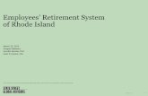 Employees’ Retirement System of Rhode Islanddata.treasury.ri.gov/dataset/7321e34a-4949-41d9-b9... · 3/25/2015  · Yield/Div Weighted +$1,244 +$700 Equal Weighted +$357 Risk Weighted