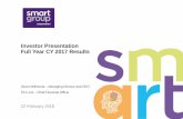 Investor Presentation Full Year CY 2017 Resultsir.smartgroup.com.au/.../file/2017-Full-Year-Results-Presentation.pdf · Revenue increased as some products have been recognised on