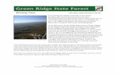 Green Ridge State Forest - Maryland · Green Ridge State Forest. Driving Tour (44 miles, approximately 3 hours) This driving tour begins and ends at the forest headquarters and is