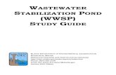 WASTEWATER STABILIZATION POND (WWSP) STUDY GUIDE€¦ · This study guide is made available to examinees to prepare for the Wastewater Stabilization Pond (WWSP) certification exam.