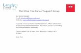 The Olive Tree Cancer Support Group - Langley Corner Surgery · Heather Horsham Cancer Support Unitarian Church Hall Horsham, West Sussex Tel: 01403 823858 Tel: 01293 512378 Email:
