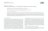 Review Article Methylcobalamin: A Potential Vitamin of ...downloads.hindawi.com/journals/np/2013/424651.pdf · Review Article Methylcobalamin: A Potential Vitamin of Pain Killer MingZhang,WenjuanHan,SanjueHu,andHuiXu