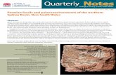 Permian fossils and palaeoenvironments of the northern ... · Permian fossils and palaeoenvironments of the northern Sydney Basin, New South Wales Abstract ... (crinoids and blastoids);