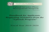 Handbook for Applicants Requesting Assistance from the ... · Florida Invasive Species Partnership (FISP) requested assistance to establish EDRR “watch lists” for each CISMA.