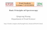 Basic Principles of Spectroscopy · Basic Principles of Spectroscopy ... Spectroscopy-Basic Concepts Spectroscopy: deals with the production, measurement, and interpretation of spectra