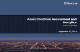 Asset Condition Assessment and Analyticsemmos.org/prevconf/2014/Asset Condition Assessment...Data Analytics o Real-time monitoring, simple trending, and calculations Reactive Plus: