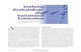 Unifying probabilistic and variational estimation - IEEE ...hamza/IEEEmagazine.pdfIn recent years, variational methods and partial dif-ferential equation (PDE) based methods [5], [6]