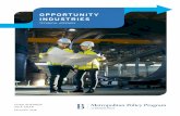 OPPORTUNITY INDUSTRIES - Brookings · The authors of the present Opportunity Industries report have updated and improved on the data and methods from this prior report to produce