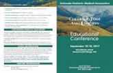 CONTINUING MEDICAL EDUCATION HOTEL INFORMATION …colopma.org/FileRepository/cfas_071817b.pdf · technologies and is the author of the textbook, Master Techniques in Podiatric Surgery: