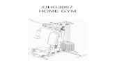 OHG3067 HOME GYM - Gym Equipment Perth, Fitness Equipment ... · OHG3067 HOME GYM . 1 PARTS LIST DRAWINGS . 2 PARTS LIST DRAWINGS . 3 ASSEMBLY INSTRUCTIONS STEP 1 1. Secure Base Frame
