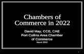 Chambers of Commerce in 2022 - ACCE | ACCE · 2016-05-27 · Does your chamber have a mobile-optimized version of your website: 2011 2010 Yes 20% 12% No 80% 88% Does your Chamber