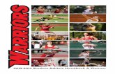 2013-2014 Student-Athlete Handbook & Planner · on, claiming the pole vault title in 2004 and 2005. It was the first time since Carrie Luis in 1993 and 1994 that a Warrior athlete