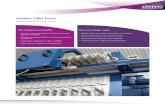 Amston Filter Press - Environmental XPRT...The Amston filter press comprises a number of plates, each fitted with a durable permeable cloth. The recessed plates are pushed together