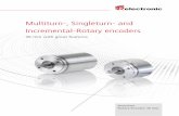 Multiturn-, Singleturn- and Incremental-Rotary encoders · of encoders from TR to hide behind the bigger design sizes. The series is made up of incremental, single and real multi-turn