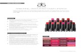 ARBONNE SMOOTHED OVER LIPSTICK - Amazon S3s3.amazonaws.com/arb_docs/UK/UK_AC_SmoothedOverLipstick.pdf · SMOOTHED OVER LIPSTICK Sublime lips start with our moisturising formula that