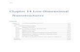 Chapter 14 Low-Dimensional Nanostructureshomepages.wmich.edu/~leehs/ME695/Chapter 14.pdfusing low-dimensional materials systems. 14.1 Low-Dimensional Systems As the dimensionality