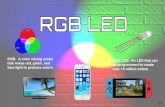 over 16 million colors. that mixes red, green, and be ...€¦ · RGB: A color mixing model that mixes red, green, and blue light to produce colors. RGB LED: An LED that can be programmed