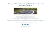 Green Purchasing Best Practices: Traffic Paintdes.wa.gov/sites/default/files/public/documents/ContractingPurchasing/GreenPurchasing/...Green Purchasing Best Practices: Traffic Paint