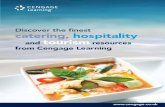 Discover the finest catering, hospitality and tourism ... · eBooks and eChapters available at cengagebrain.com Professional Chef CourseMate Use Professional Chef CourseMate alongside
