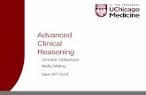 Advanced Clinical Reasoning - APTAEducation.org Tank... · Development of clinical patterns Critical self-reflection about one’s clinical reasoning and outcomes from decisions made