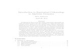 Introduction to Equivariant Cohomology in …pragacz/anderson1.pdfIntroduction to Equivariant Cohomology in Algebraic Geometry Dave Anderson April 30, 2011 Abstract Introduced by Borel