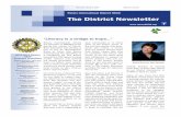 Rotary International District 5630 The District Newsletter€¦ · Rotary International District 5630 Service Above Self March 2013 The District Newsletter 2012-2013 District 5630