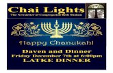 Chai Lights - ShulCloud 2018 CBS News...Chai Lights The Newsletter of Congregation Beth Shalom ... Sofia Jamal was born and raised in Karachi, Pakistan, she grew up in a vibrant multi-cultural