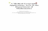 A Medical Geography Applications Area in the Department of ... · Elementary Halberd space theory, abstract measure spaces and integration, product spaces. Applications to other areas.