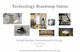 Technology Roadmap Status - Lunar and Planetary …...Technology Roadmap Status Small Bodies Assessment Group June 28, 2016 JHU APL Information presented for discussion purposes only.