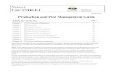 Nursery Production and Pest Management Guide · 2017-10-05 · Nursery FACTSHEET Spring 2017 . Production and Pest Management Guide . Table of Contents . Page # Chapter 1 . Plant