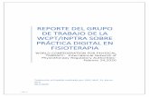 REPORTE DEL GRUPO DE TRABAJO DE LA WCPT/INPTRA SOBRE ... · PRÁCTICA DIGITAL EN FISIOTERAPIA WORLD CONFEDERATION FOR PHYSICAL THERAPY- International Network of Physiotherapy Regulatory