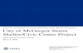 City of McGregor Storm Shelter/Civic Center Project · 2013-07-26 · City of McGregor Storm Shelter/Civic Center Project McLennan County, Texas March 2009 ... 4.5 Air Quality ...