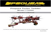 Pequea Turbo Tedder Ops Manual.pdfAfter attaching the tedder, crank the jack down until all the weight rests on the tractor drawbar, then remove the jack and place it in the transport