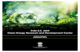 Indo-U.S. Joint Clean Energy Research and Development ... · Indo-U.S. Joint Clean Energy Research and Development Center. Status Report 2015. Objectives Research Thrusts . SERIIUS