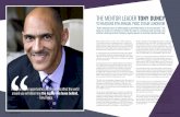 THE MENTOR LEADER TONY DUNGY...The first African American coach to win an NFL Super Bowl, Tony Dungy has known an outstanding career as a professional athlete, broadcast analyst and