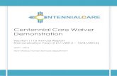 Centennial Care Waiver Demonstration Centennial Care Annual Report 2015.pdf Centennial Care Waiver Demonstration