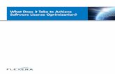 What Does it Take to Achieve Software License Optimization? · 2015-05-15 · Adobe Acrobat Professional version 8, instead of Adobe ... does it take to achieve Software License Optimization,