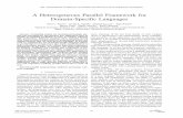 A Heterogeneous Parallel Framework for Domain-Specific ... · A Heterogeneous Parallel Framework for Domain-Speciﬁc Languages ... Abstract—Computing systems are becoming increasingly
