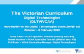 Digital Technologies (DLTV/VCAA) · Strands F-10 Digital Systems Data and Information Creating Digital Solutions Focuses on the hardware, software and network components of digital