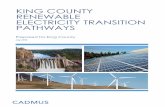 King County Renewable Electricity Transition Pathways ......of Seattle, sources more than 90% of its power from renewable resources, while Puget Sound Energy (PSE), an investor-owned