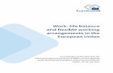 Work life balance and flexible working arrangements in the ...cite.gov.pt/.../work_life_balance_eurofound.pdf · Work–life balance covers several aspects of social life and the