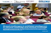Grand challenges in artificial intelligence in clinical ... · Grand challenges in artificial intelligence in clinical radiology and clinical oncology A stakeholder event hosted by