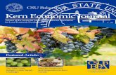 Kern Economic Journal - California State University ... 2019.2 (1).pdf · Kern Economic Journal 4 Economy at a Glance! 2019 Second Quarter by Dr. Nyakundi M. Michieka and Dr. Richard