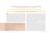 TORNADOES IN EUROPE - SKYbrary · The lower number of tornadoes in Europe is likely the reason why tornadoes are not a well-established subject of research in Europe and are not a