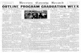 HEADQUARTERS FOR FIRST CLASS JOB PRINTING OUTLINE …...HEADQUARTERS FOR FIRST CLASS JOB PRINTING TELEPHONE WANT ADS TO NUMBER NINE NUMBER 20 BUCHANAN, MICHIGAN THURSDAY, MAY 20(,
