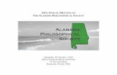 54TH ANNUAL MEETING OF THE ALABAMA …alphilsoc.org/aps-2016-schedule.pdfProgram for the 54th Annual Meeting of the Alabama Philosophical Society 3 FRIDAY, SEPTEMBER 30TH, 8:00 A.M.